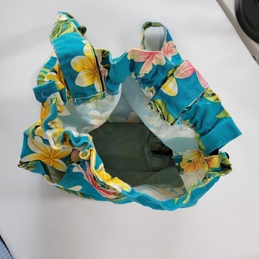 Hawaiian Accent Hobo Backpack Bucket Bag EUC - Picture 10 of 10